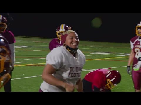 DC Divas celebrate 25th anniversary with women's football match-up