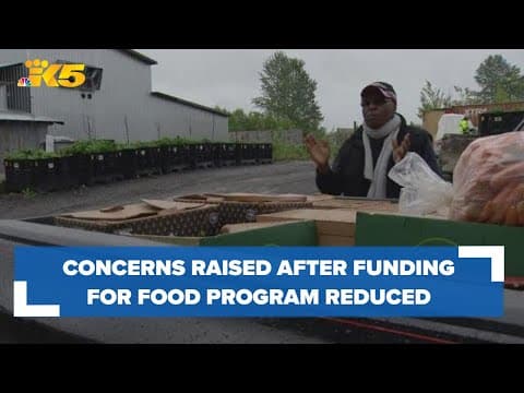 Funding for 'We Feed Washington' program reduced