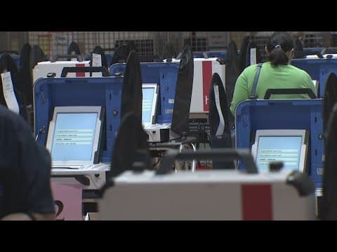Early voting kicks off in Harris County under new election guidelines