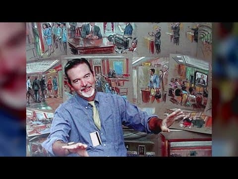 Prolific courtroom artist Bill Hennessy passes away at 67