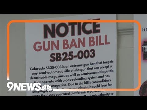 Gun rights advocates suing over Colorado's gun training mandate