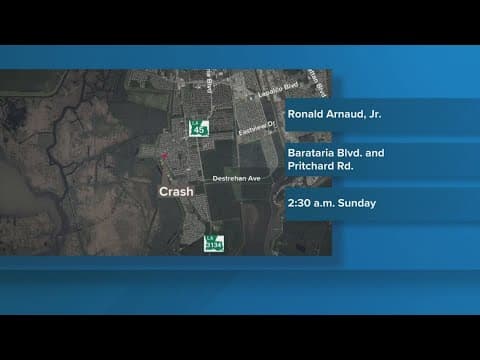 Motorcyclist dies after crash in Marrero, state police say