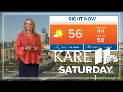 WEATHER: Clouds increase Saturday, showers Sunday morning