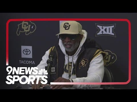 Deion Sanders holds news conference before OSU game