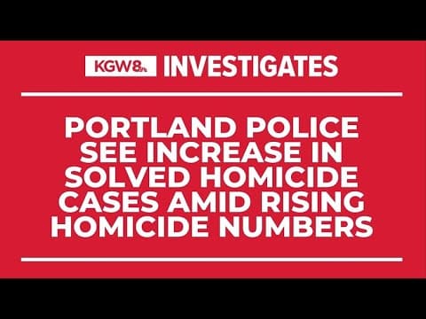 Despite record homicides, Portland detectives solved higher percentage of killings in 2022