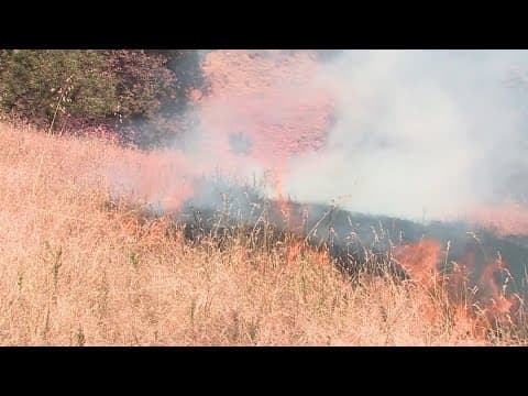 Wildfires burning across California