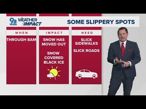 Saturday Morning Ice Alert: What to Know