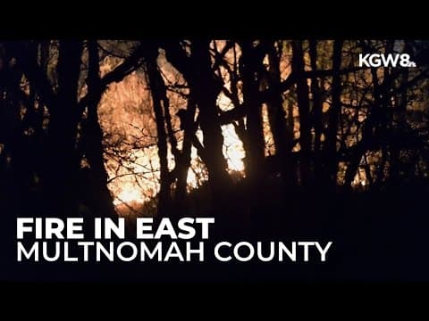 Crews contain fire in East Multnomah County