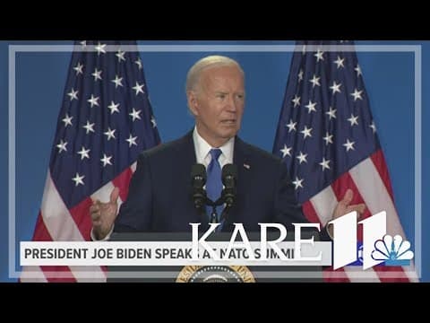 Biden Press Conference: Comments on 75th year of NATO summit