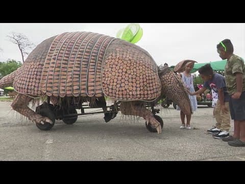 Houston Art Bike Parade in MacGregor Park