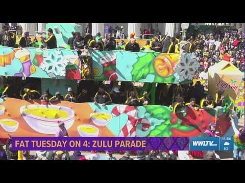 Krewe of Zulu 'Egg Nog' float