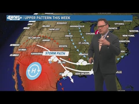 New Orleans Weather: Rain possible through the week