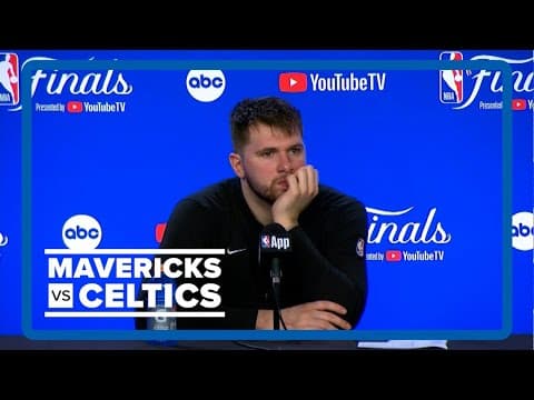 NBA Finals: Luka Doncic full press conference after Game 3 | 6.12.24