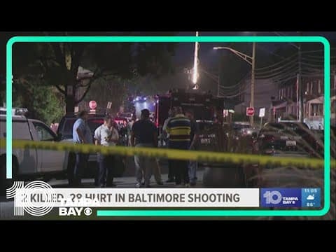 Baltimore block party shooting victims include more than a dozen minors, police say