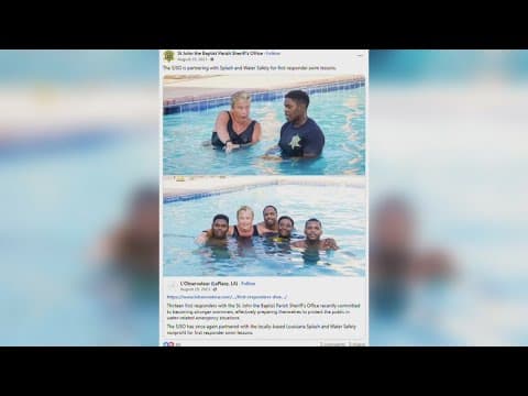 Can your local cops swim? See how one police department is training officers