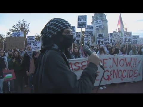 3 arrested after pro-Palestine protest near DC's Union Station