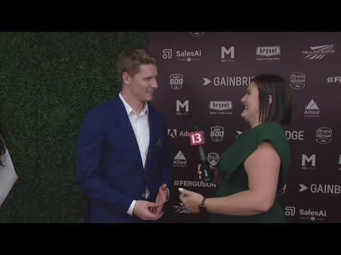 On the red carpet with 2024 Indy 500 winner Josef Newgarden