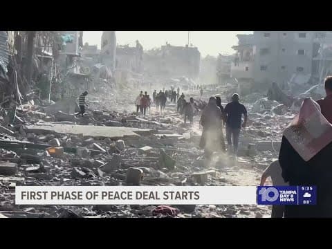 First phase of Israel-Hamas peace deal in Gaza starts