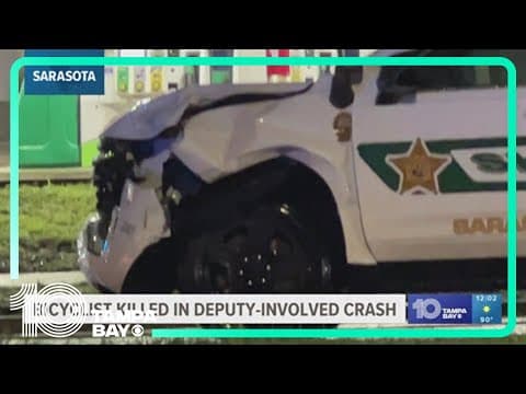 FHP investigating crash involving Sarasota County deputy patrol car that left bicyclist dead