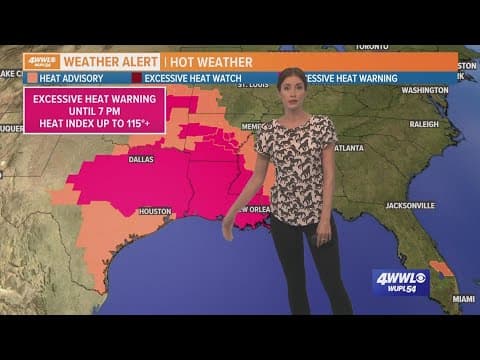 Record heat expected into the weekend