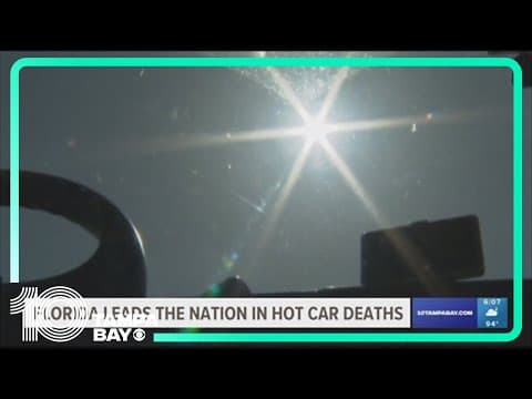 Florida leads the nation in hot car deaths
