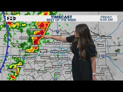 DFW Weather: Latest forecast and timeline for next rain chances