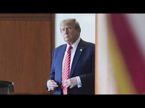 DOJ files new charges against President Trump, he's expected to plead not guilty