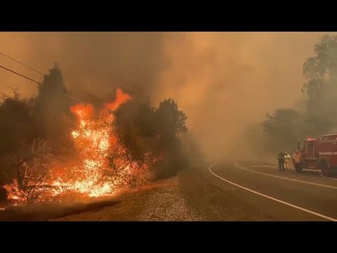 California battling Thompson Fire