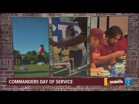 Commanders host 'Day of Service' across the DMV