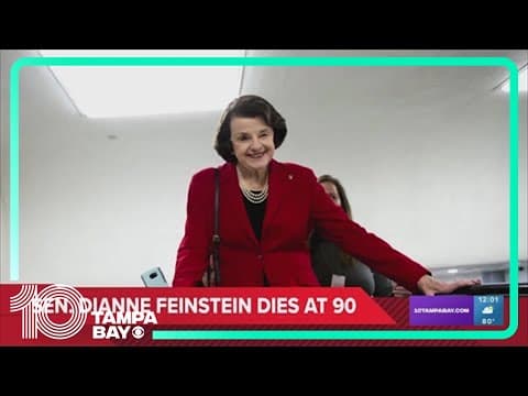 Sen. Dianne Feinstein, longest-serving female senator, dies at 90