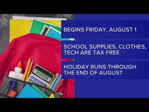 What to know in Florida's 2025 back-to-school sales tax holiday
