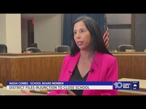 Hillsborough County School Board filed injunction asking a judge to close Walton Academy