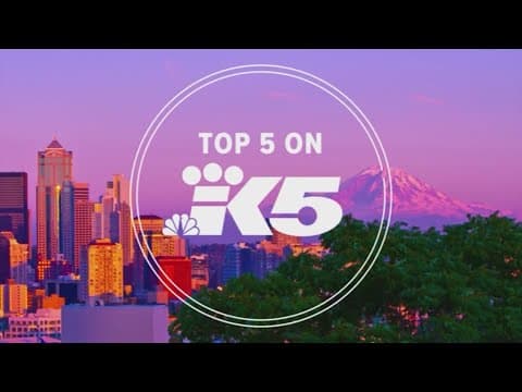 Top 5 on KING 5: Weekend road closures impact Puget Sound travel, Decker search update and more