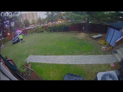 Drivers keep crashing near a man's home in Alexandria