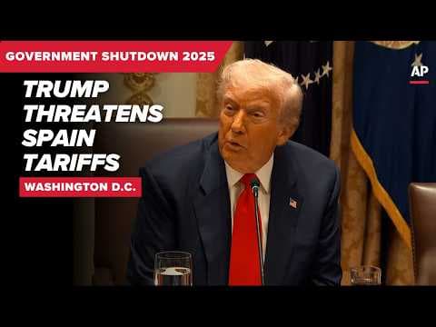 Government Shutdown: Trump criticizes Spain, plans program closures