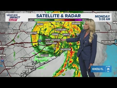 Weather Impact: Beryl downgraded to tropical storm as rain, wind whips through Houston area