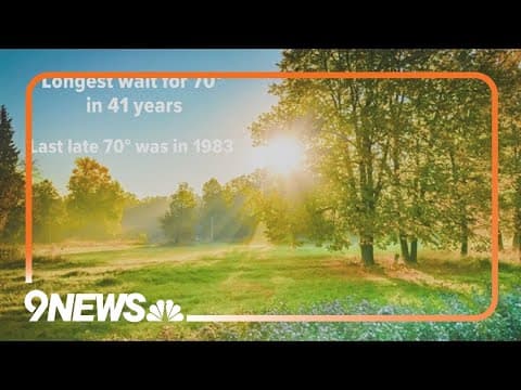 Denver finally gets 70-degree day