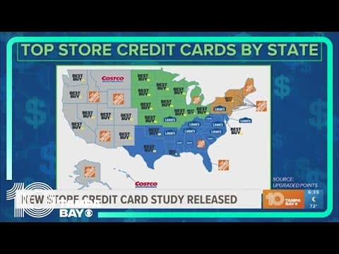 New study shows most popular store credit cards by state, including Florida