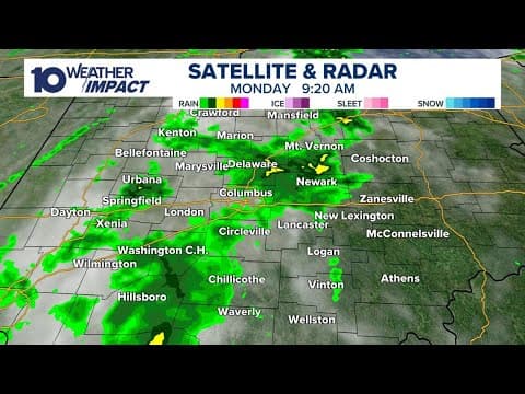 LIVE RADAR: Rain, storms moving through central Ohio