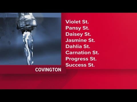 Boil advisory issued for 8 Covington streets after cracked water main