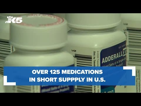 Over 125 medications in short supply across the U.S.
