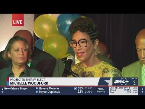 Michelle Woodfork projected to win Orleans Parish Sheriff, defeating Hutson and Shorty