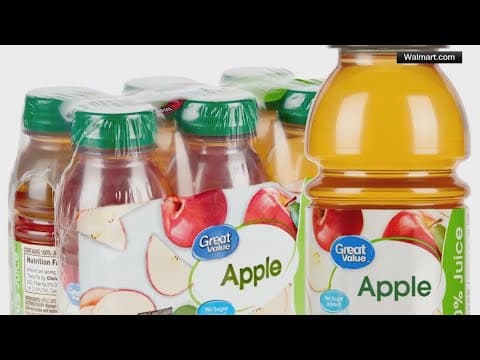 Walmart recalls 10k cases of apple juice