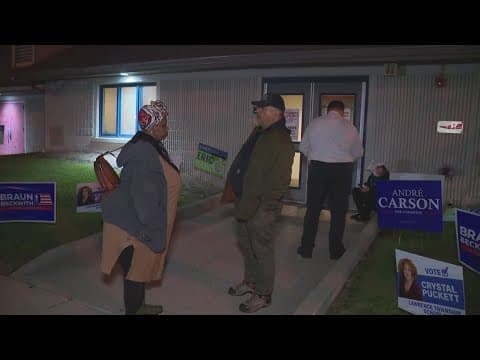 Lines start forming at 5 a.m. for Election Day in central Indiana