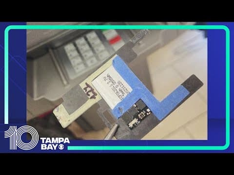 Tampa Police investigate card skimmers found on ATMs