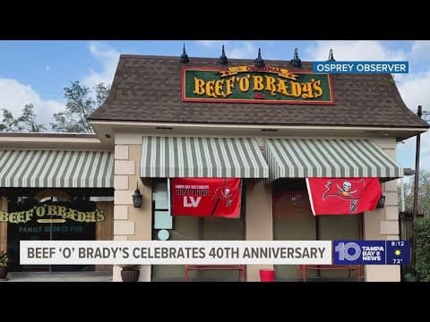 Beef 'O' Brady's celebrates 40th anniversary