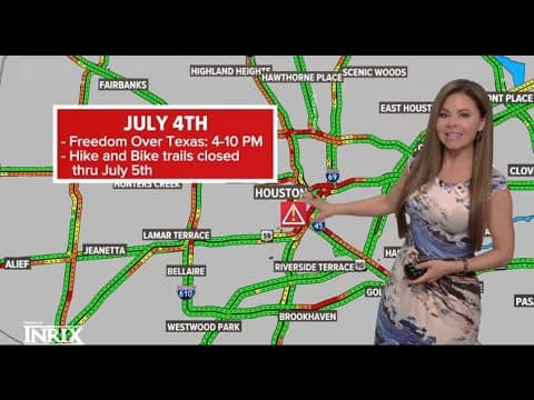 Downtown street closures for Freedom Over Texas on the 4th of July