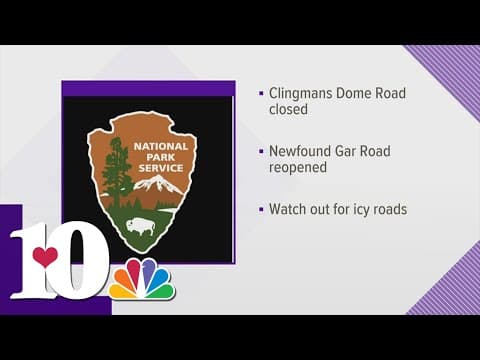 GSMNP: Clingmans Dome Road closed due to ice