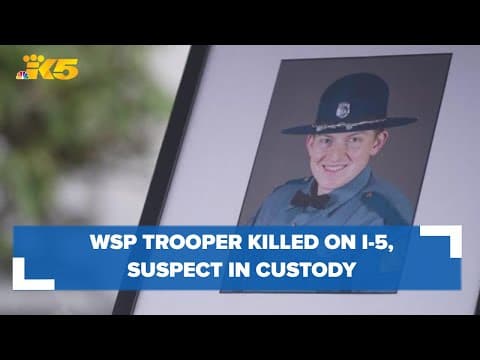 Washington State Patrol trooper killed in crash on I-5 near Marysville, suspect in custody