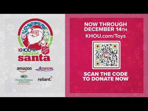 The KHOU 11 Secret Santa toy drive telethon is underway! Help brighten a child's holiday